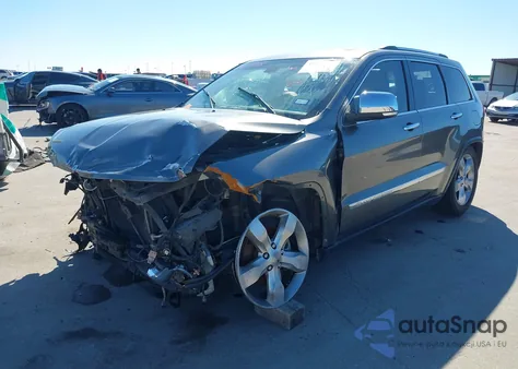 2012 Jeep Grand Cherokee Overland из США, поврежденный, VIN 1C4RJFCG3CC283190